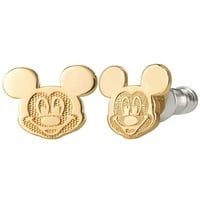 Disney Mickey Mouse 10kt zlatne naušnice