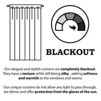 DesignArt 'čipkasta mandala uzorak I' Boemian & Eclectic Blackout zavjesa