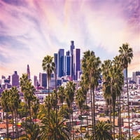 Gradski pejzaži-Los Angeles, Kalifornija pastelni zidni poster, 22.375 34