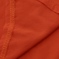 Ženski set u prodaji, ženski pulover bez rukava Bez rukava, majica, majice + hlače, Set hlača narančasta 10
