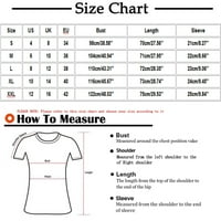 Top Plus Size Ženska majica kratkih rukava s printom topovi široke bluze ljubičasta 8
