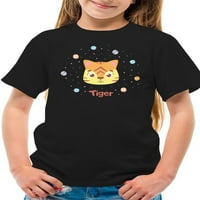 Majica sa slatkim licem tigrastog mladunca za juniore-slika iz bumbara, mala