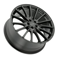 Benzinski aluminijski naplatak P3A 17x8 inča, матово-crna, 1780P3A355120M76