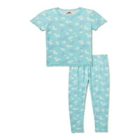 Bmagical Girls Top kratki rukavi s hlačama, dvodijelni set za spavanje pidžame, veličine 4-10