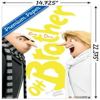 Zidni poster Despicable Me - o brate s pozadinskim osvjetljenjem, 14.725 22.375