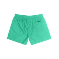 Ljetne kratke hlače za muškarce, hlače za plažu, jednobojne, s elastičnim pojasom i vezicama, labave kratke hlače za trening plivanja