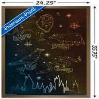 Čarobni svijet: Hari Potter - zidni poster kuće u zvijezdama, 22.375 34
