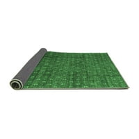 Moderni tepisi br. apstraktni smaragdno zeleni, kvadrat 4 inča