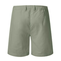 Muške hlače, muške ljetne modne Ležerne jednobojne osnovne široke kratke hlače za brzo sušenje, hlače za plažu u vojno zelenoj boji