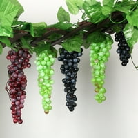 Grozd Fogcroll lažno grožđe Umjetna plastika realistično voće faa Kućni dekor za zidove u vrtu