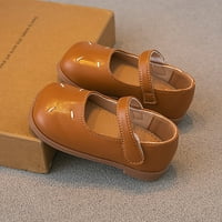 Dječje cipele za djevojčice jednobojne ravne cipele sa zatvorenim nožnim prstima Nepropusne sandale princeze Marije Jane s mekim