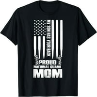 Mama Nacionalne garde, moj sin ti pokriva leđa, majica ponosna vojska majka