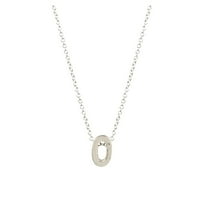 Nježne srebrne ogrlice s inicijalima za žene, slojevite srebrne ogrlice sa zlatnim punjenjem za žene, ogrlice s inicijalima abecede