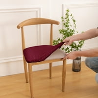 Navlake za sjedala za stolice od rastezljivog žakarda, uklonjive, perive navlake za jastuke za stolice za blagovaonicu otporne na