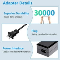 -Zamjenski punjač za ac adapter, kompatibilan sa mrežom, za napajanje Lenovo IdeaPad 80R90004US 80R9005KUS 80R90073US