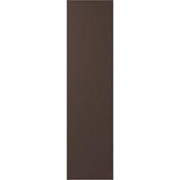 Ekena Millwork 14 W 83 h Americraft Four Board Vanjsko pravo Real Wood pridruženo je daska-n-batten kapci W Z-Bar, Raisin Brown