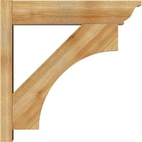 Ekena Millwork 6 W 24 d 24 h Westlake grubo pijut tradicionalni izgled, zapadni crveni cedar