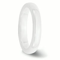 Keramički bijeli polirani prsten
