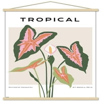 Botanički Tropski zidni plakat s magnetskim okvirom, 22.375 34