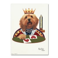 Zaštitni znak likovne umjetnosti 'King of Hearts' platnena umjetnost Jenny Newland