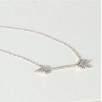 Carat T.W. Dijamantna bijela ogrlica u obliku strelice s strelicama