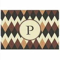 Personalizirani Argyle DoorMat