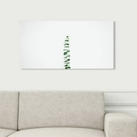 Avenue Runway 'Cassandra Eldridge - Natural Leaf' Biljke i botanička zidna umjetnost - Zelene botaničke biljke Sažetak moderni suvremeni