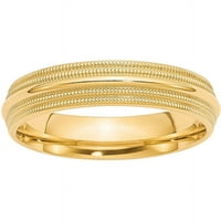 10K zaručnički prsten od žutog zlata veličine 1.0050