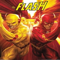 Stripovi - zidni poster Flash i obrnuta flash utrka, 14.725 22.375