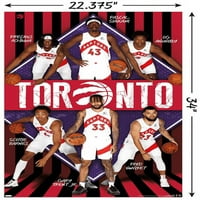 Toronto Raptors - plakat za zid tima, 22.375 34