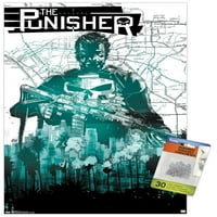_ - Zidni poster kartice Punisher s gumbima, 14.725 22.375