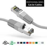 6 stopa oklopljene mreže od 95 inča s kabelom za punjenje noge gigabitnog mrežnog kabela od 0 inča brzi patch kabel, siva