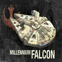 Ratovi zvijezda: Saga - zidni poster Millennium Falcon, 14.725 22.375