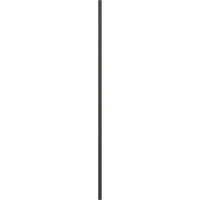 Ekena Millwork 3 4 W 53H Vinil Srednje Amerike, šivana po mjeri od dvije identične ploče, Фальшпанельные sjenila, s instalacijskog