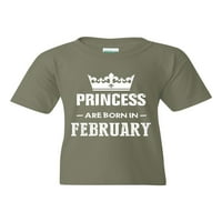 Majice i majice za velike dječake-rođendanski poklon za princezu rođenu u veljači