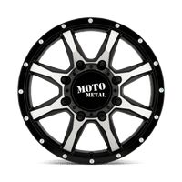 Moto Metal mo 17X6. 111mb sjajni crni obrađeni prednji kotač