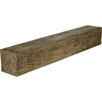 Ekena Millwork 6 H 6 d 60 W s pijeskom na drveni kamin Mantel, Premium hickory
