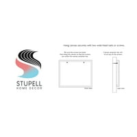 Stupell Industries Ja sam hrabro uzdižući dijete koje trči igrajući slikarstvo grafičke umjetničke galerije omotana platna za tisak