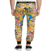 Simpsons 'sve zajedno sada' Muške hlače za spavanje, veličina S-2XL