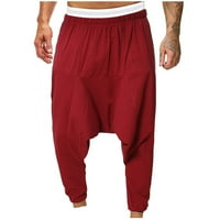 Sportske hlače za muškarce s patentnim zatvaračem, hlače za muškarce, modne nove muške obične Ležerne hlače, Ležerne široke hlače