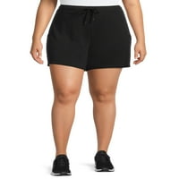 Reebok Women's Plus Size Ultimate Soft French Terry Shorts s džepovima u prodaji ležerno ljetno odobrenje