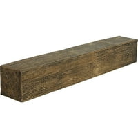 Ekena Millwork 6 H 6 d 60 W grubo pilane drveni kamin Mantel, premium star