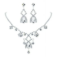- Set ogrlice od kruške u obliku srca