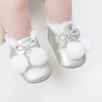 Dječje cipele od donjeg dijela leđa, modne jesensko-zimske pamučne cipele za djevojčice s visokom nogom, cipele za malu djecu, prvo