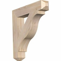 Ekena Millwork 1 2 W 18 D 22 H Funston Craftsman Smooth Bracket, Douglas jel