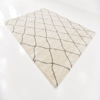 Jedinstveni tkalački shag geometrijski moderni prostirki, bez bijele boje, 48 14