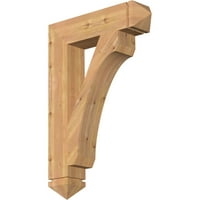 Ekena Millwork 1 2 W 26 D 38 H naslijeđene umjetnosti i zanata Smooth Bracket, zapadni crveni cedar