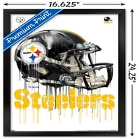 Zidni poster Pittsburgh Steelers-kaciga za kapanje, 14.725 22.375