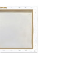 Wynwood Studio platno životni stil Cijeli dan kvadratni modni i glam knjiga zidna umjetnička platna Print bijelo metalno zlato 12x12