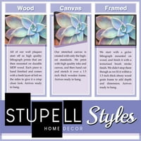 Stupell Industries posipajte ljubaznost svugdje zabavno motivacijsko referentno platno zidni umjetnički dizajn od strane Daphne Polselli,